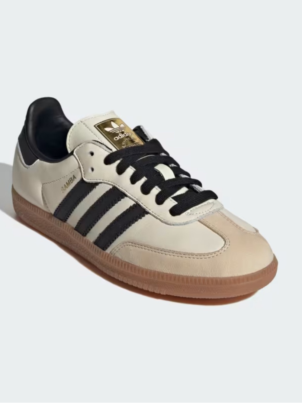adidas SAMBA OG SHOES women Sz 6 men size 5 gently used Cream White / Core Black